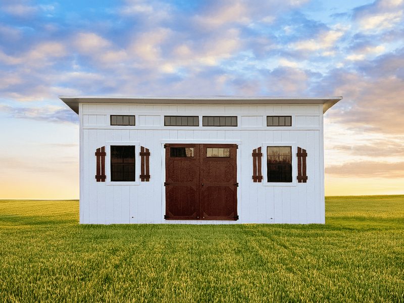 Studio built by Homestead Barns